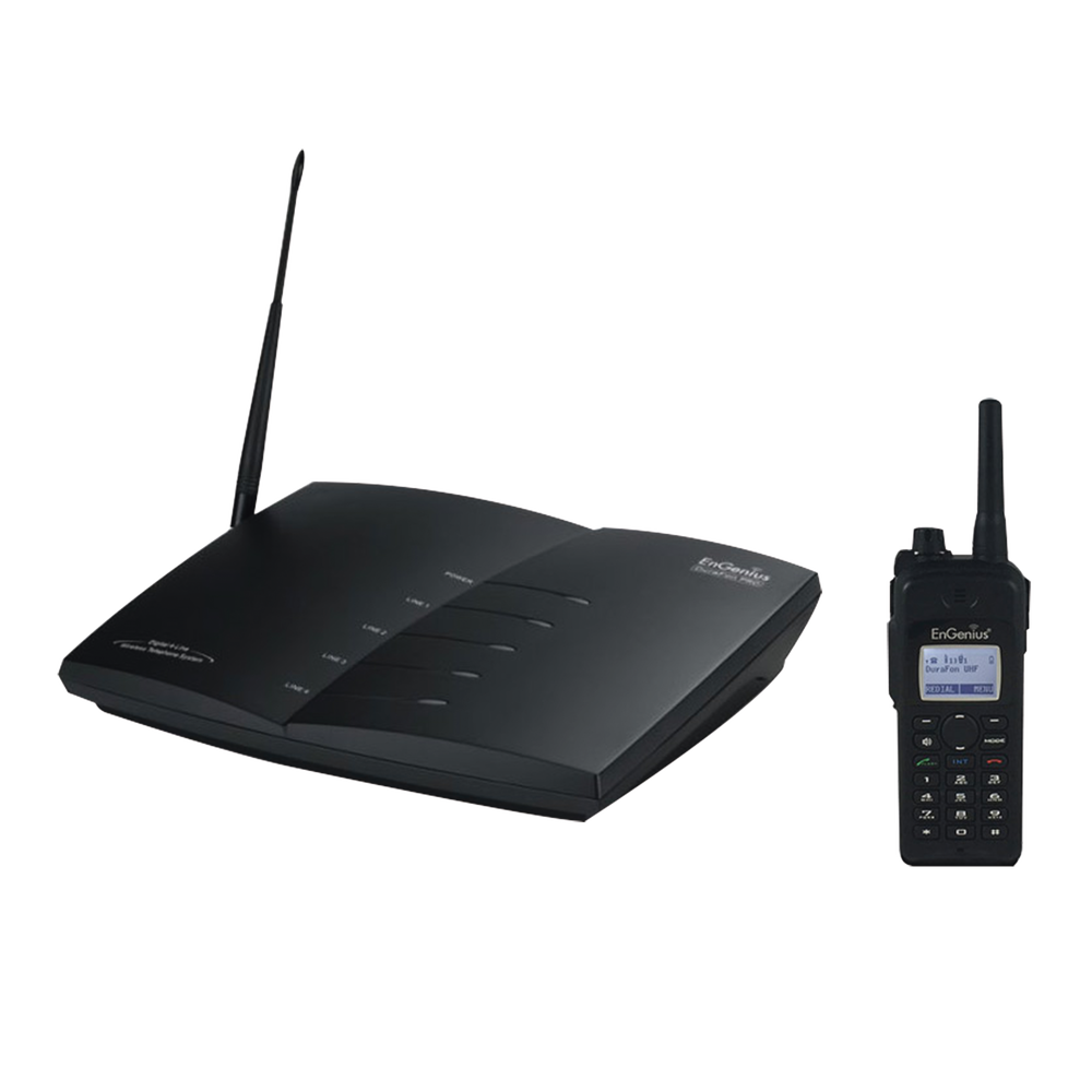 Sistema Telefónico de Largo Alcance / con Teléfono Doble Banda en 900-928 MHz y 461-469.5 MHz / Hasta 23000 m²  en Almacenes / Hasta 12 km² en Granjas o Ranchos / 12 Pisos de Penetración /Función de Radio Portá