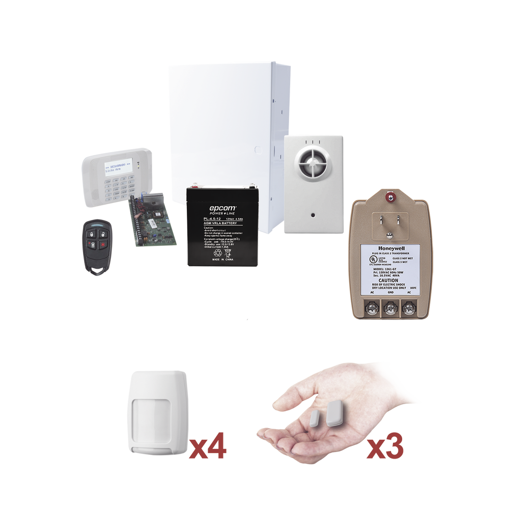 KIT VISTA48PROTEGE1 (Kit de Panel de Alarma con sensores totalmente inalambricos)