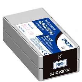 Epson SJIC22P(K) - Negro - original - cartucho de tinta - para ColorWorks TM-C3500; TM C3500