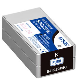 Epson SJIC22P(K) - Negro - original - cartucho de tinta - para ColorWorks TM-C3500; TM C3500