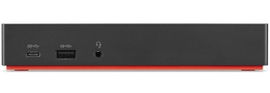 Lenovo ThinkPad USB-C Dock Gen 2 - Estación de conexión - USB-C - HDMI, 2 x DP - GigE - 90 vatios - para 500w Gen 3; ThinkPad L13 Yoga Gen 2; P15v Gen 2; T14s Gen 2; T15p Gen 2; X13 Gen 2