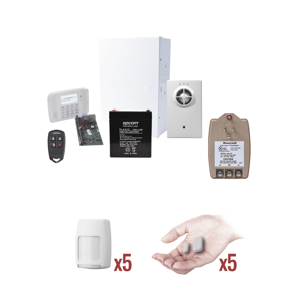 KIT VISTA48PROTEGE1 (Kit de Panel de Alarma con sensores totalmente inalambricos)