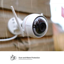 Bala IP 2 Megapixel / Inalámbrica / Lente 2.8 mm / 30 mts IR / Grabación en la Nube / Audio de Dos Vías / Sirena / Luz Blanca / Ranura para Memoria / Exterior. Bala IP 2 Megapixel / Inalámbrica / Lente 2.8 mm / 30 mts IR / Grabación en la Nube / Audio de Dos Vías / Sirena / Luz Blanca / Ranura para Memoria / Exterior.