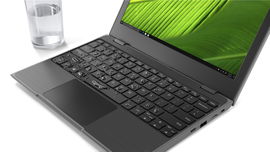 Lenovo 100e (2nd Gen) 81M8 - Intel Celeron N4020 / 1.1 GHz - Windows 10 Pro National Academic - UHD Graphics 600 - 4 GB RAM - 64 GB eMMC - 11.6