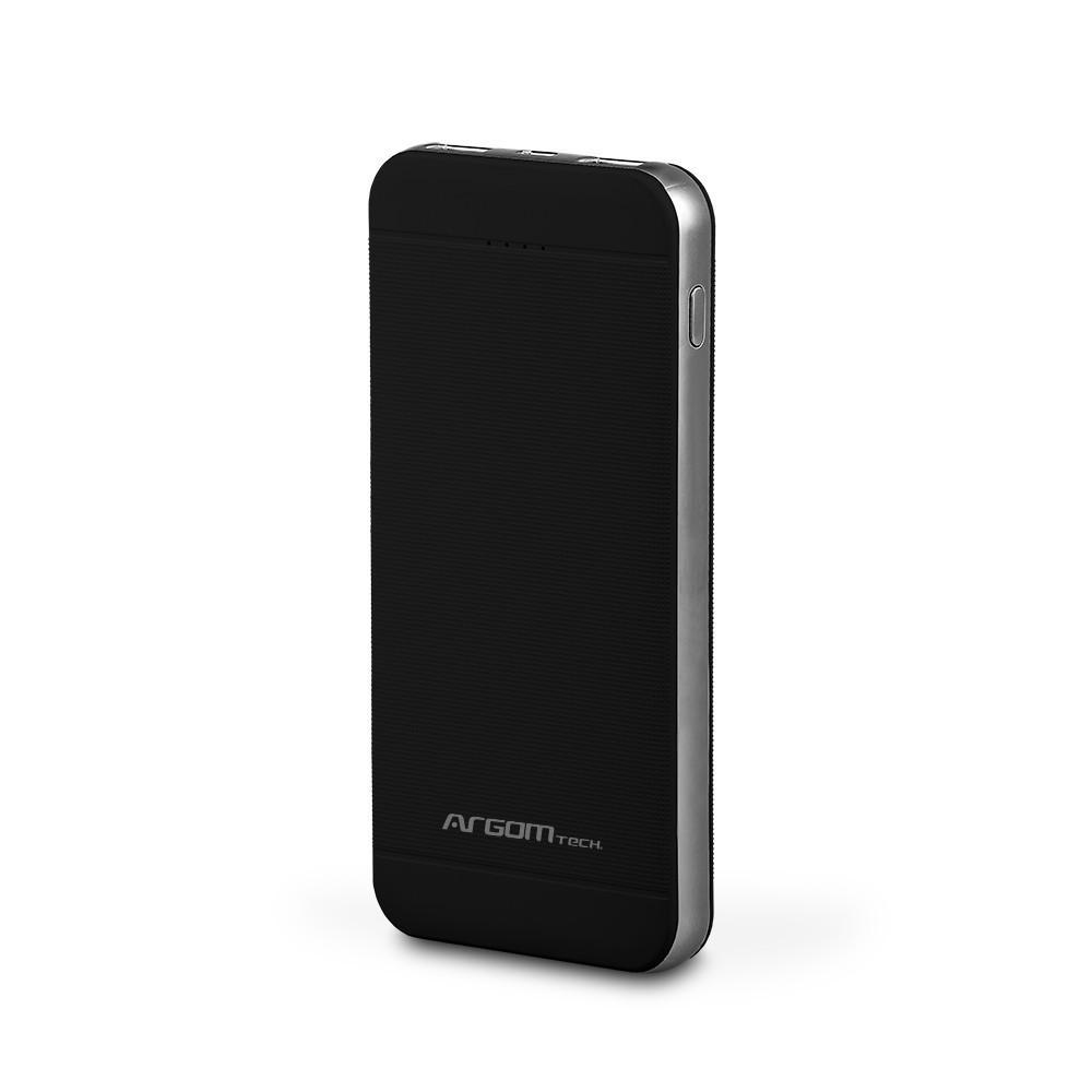 Batería Portátil Negra Argom - 10000 mAh Batería Portátil Negra Argom - 10000 mAh