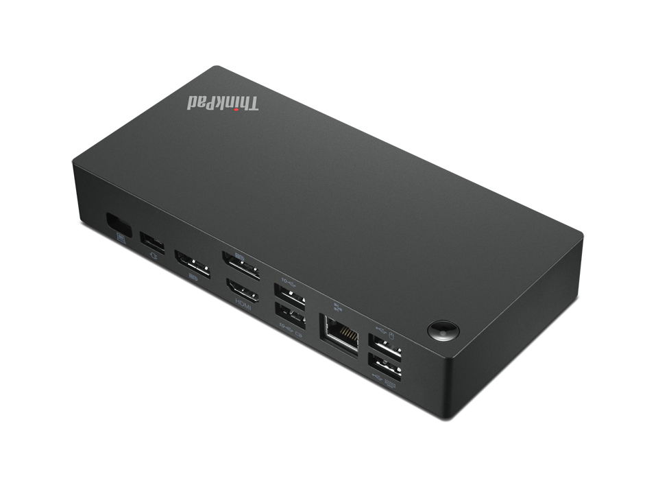 Lenovo ThinkPad Universal USB-C Dock - Estación de conexión - USB-C - HDMI, 2 x DP - 1GbE - 90 vatios - CRU - Estados Unidos Lenovo ThinkPad Universal USB-C Dock - Estación de conexión - USB-C - HDMI, 2 x DP - 1GbE - 90 vatios - CRU - Estados Unidos