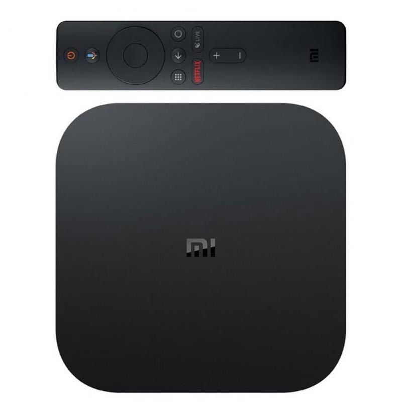 Xiaomi Mi TV Box S - Reproductor streaming en 4K Ultra HD, Bluetooth, Wi-Fi, Asistente de Google con Chromecast, Negro