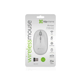 Mouse Inálambrico Klip Xtreme - Blanco