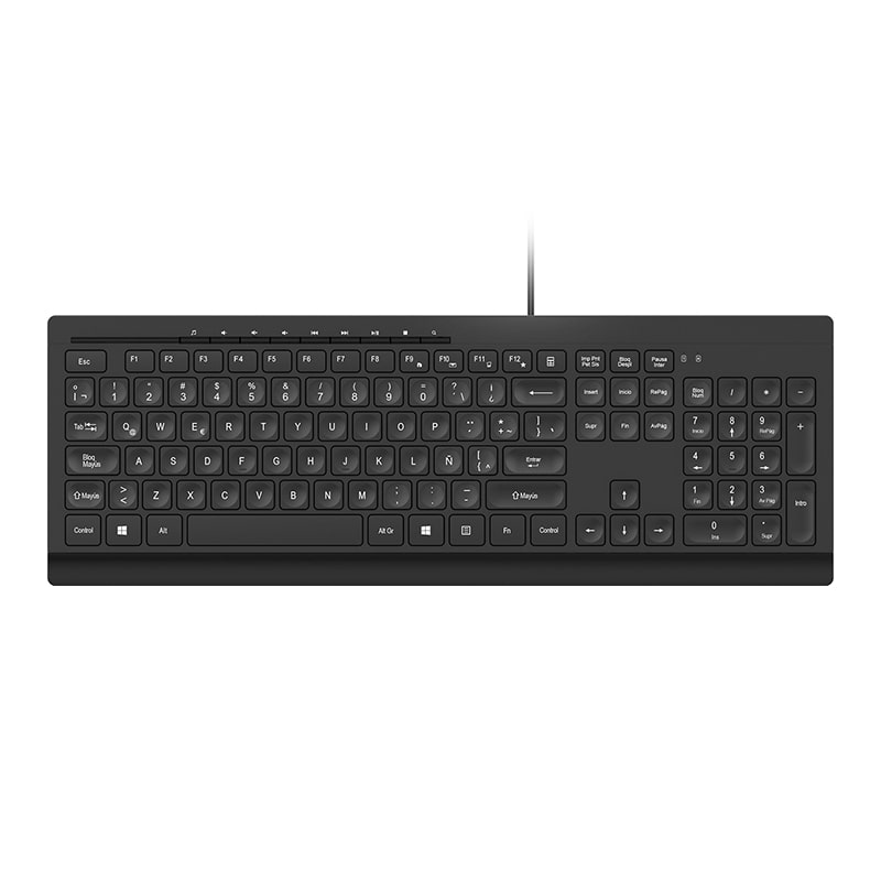 Telcado Compass Multimedia Ultradelgado - Klip Xtreme