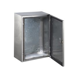 Gabinete de Acero Inoxidable IP66 Uso en Intemperie (800 x 1000 x 300 mm) con Placa Interna Galvanizada.