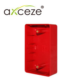 CAJA PARA BOTON AXCEZE AX-PBOX MATERIAL PLASTICO COLOR ROJO MEDIDAS 115x70x30 USO EN INTERIORES MONTAJE SUPERFICIAL EN PARED CAJA PARA BOTON AXCEZE AX-PBOX MATERIAL PLASTICO COLOR ROJO MEDIDAS 115x70x30 USO EN INTERIORES MONTAJE SUPERFICIAL EN PARED