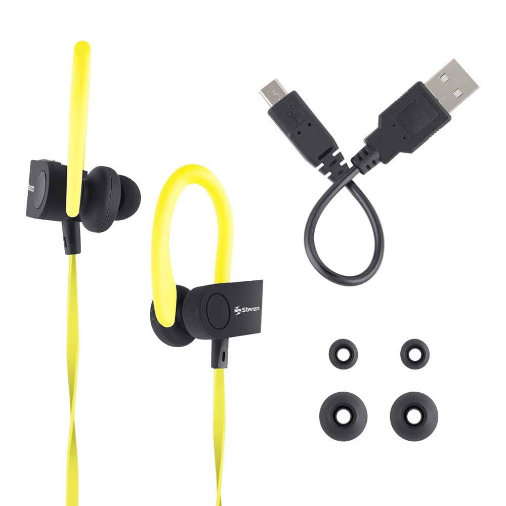 Audífonos Bluetooth* Sport con cable plano Steren Tiend