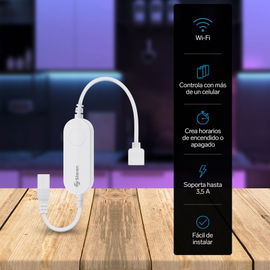 Controlador Wi-Fi* para tira LED RGB Controlador Wi-Fi* para tira LED RGB