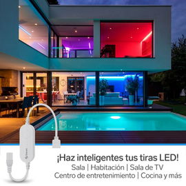 Controlador Wi-Fi* para tira LED RGB Controlador Wi-Fi* para tira LED RGB
