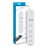 Multicontacto Wi-Fi* de 4 salidas horizontales y triple cargador USB