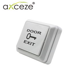BOTÓN LIBERADOR AXCEZE AX-B30 TIPO PUSH FABRICADO EN PLASTICO INCLUYE BASE  MEDIDAS 69x69MM  CONEXIÓN A 2 HILOS CUENTA CON EL ESTADO N.O.