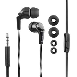 Audífonos manos libres Fit con cable plano Audífonos manos libres Fit con cable plano