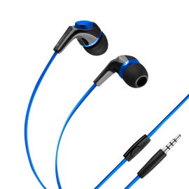 Audífonos manos libres Fit con cable plano Audífonos manos libres Fit con cable plano