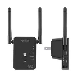 Repetidor Wi-Fi* 2,4 GHz, 19 m de cobertura