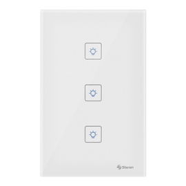 Apagador Wi-Fi* touch triple Apagador Wi-Fi* touch triple