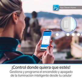 Apagador Wi-Fi* touch triple Apagador Wi-Fi* touch triple