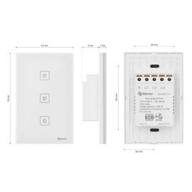 Apagador Wi-Fi* touch triple Apagador Wi-Fi* touch triple