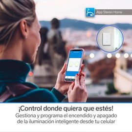 Apagador Wi-Fi* touch doble Apagador Wi-Fi* touch doble