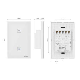 Apagador Wi-Fi* touch doble Apagador Wi-Fi* touch doble