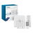 Sistema de seguridad Wi-Fi* con alarma, 3 sensores y control remoto