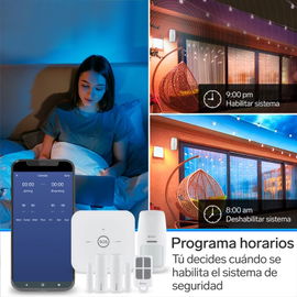 Sistema de seguridad Wi-Fi* con alarma, 3 sensores y control remoto Sistema de seguridad Wi-Fi* con alarma, 3 sensores y control remoto