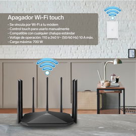 Apagador Wi-Fi* touch