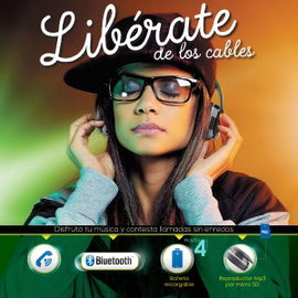Audífonos Bluetooth Style con reproductor MP3 Audífonos Bluetooth Style con reproductor MP3