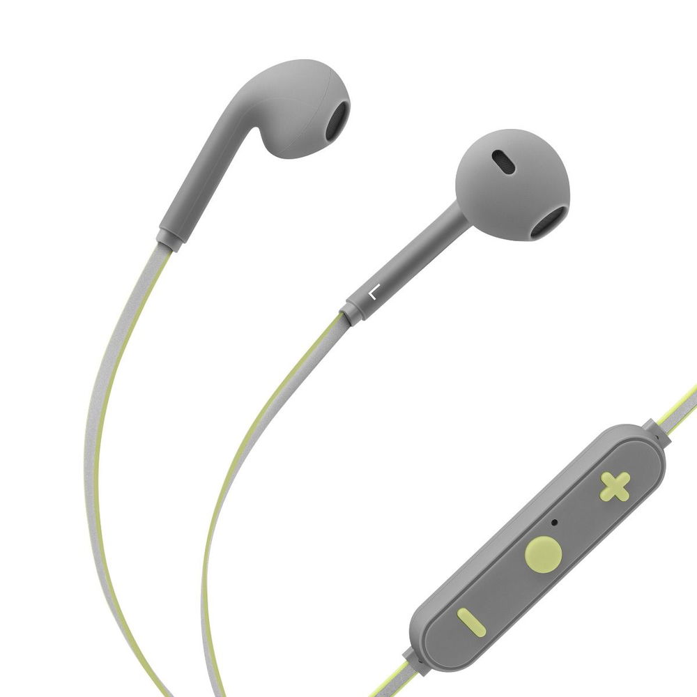 Audífonos Bluetooth* con cable reflejante y auriculares rubber Audífonos Bluetooth* con cable reflejante y auriculares rubber