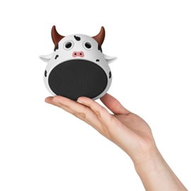 Mini bocina Bluetooth* con forma de vaca