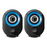 Bocinas multimedia RoundEdge 70 W PMPO