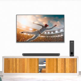 Barra de sonido y subwoofer 900 W PMPO Bluetooth*