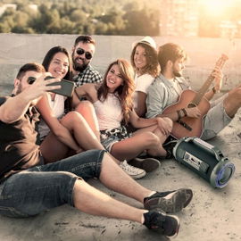 Bocina Bluetooth* BoomBox 300 W PMPO