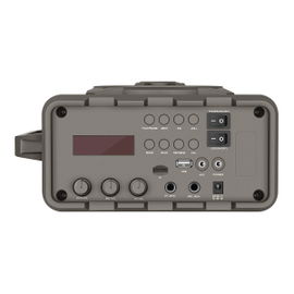 Amplificador de 350 WPMPO Bluetooth* con batería recargable y luz LED, portátil