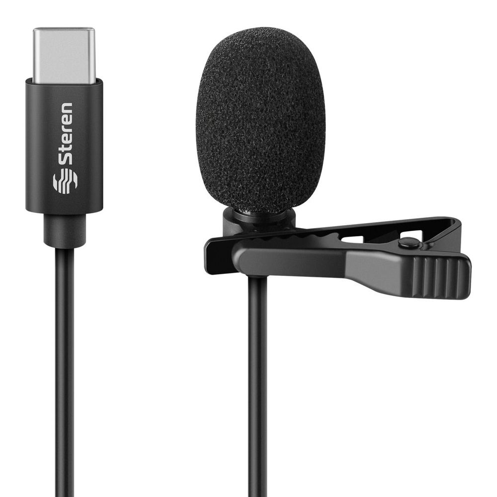 Micrófono USB C de solapa para celular Micrófono USB C de solapa para celular