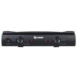 Sistema de 2 micrófonos inalámbricos VHF