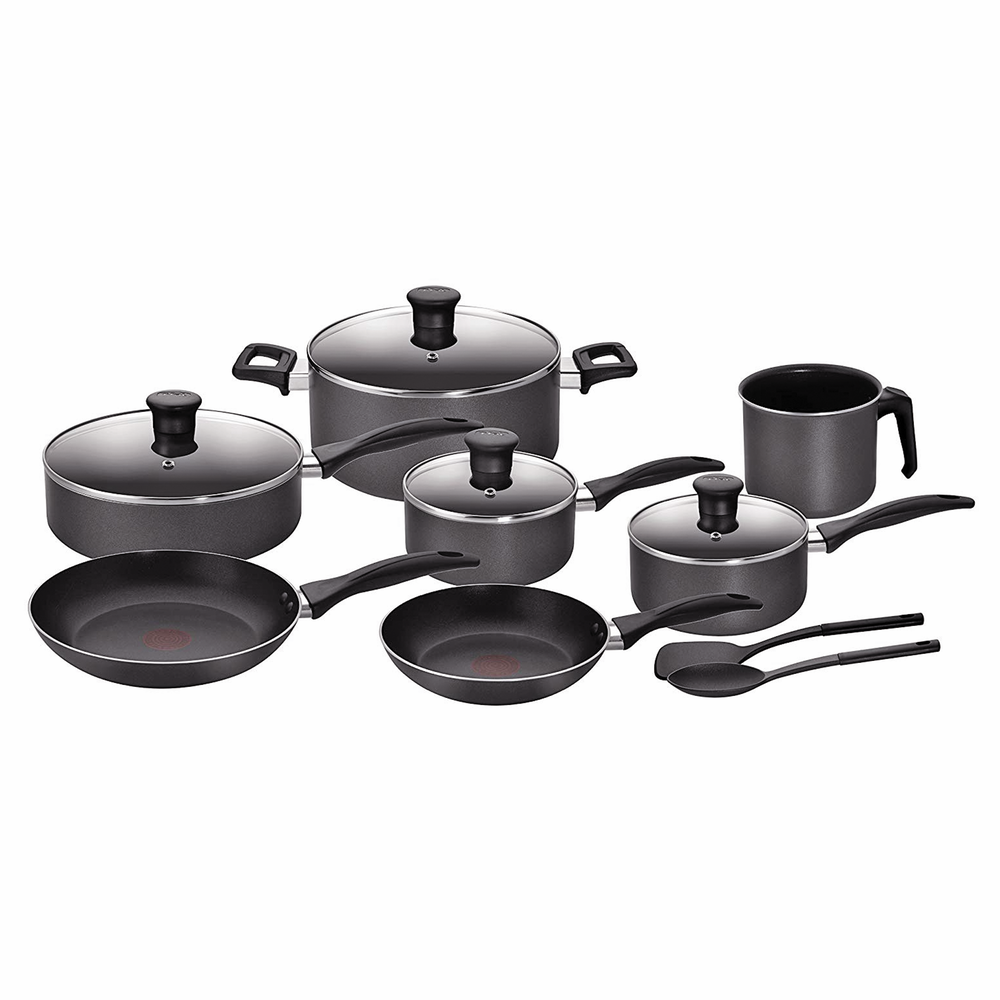 Batería Family Cook en Negro de 13 Piezas