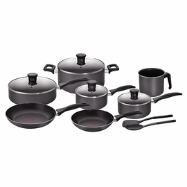 Batería Family Cook en Negro de 13 Piezas