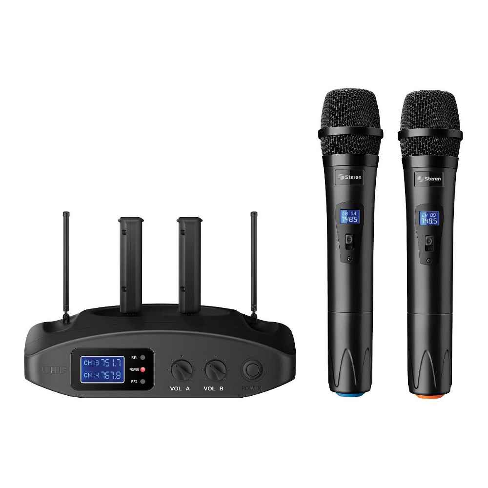 Microfonos Inalambricos PROFESIONALE Para Cantar Karaoke Con Receptor  Fiesta NEW