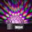 Esfera LED audio rítmica con bocinas y reproductor USB/SD