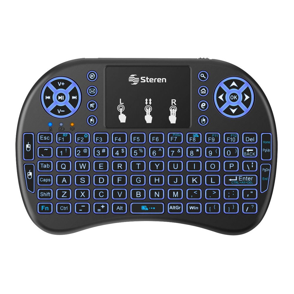 Teclado inalámbrico con touch pad para Smart TV