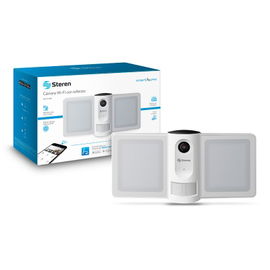Cámara de seguridad Wi-Fi Full HD con reflector LED fija