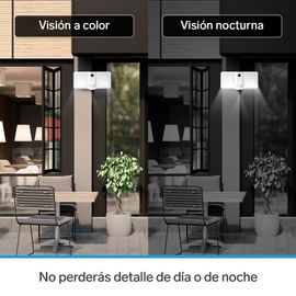 Cámara de seguridad Wi-Fi Full HD con reflector LED fija