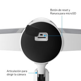 Cámara de seguridad Wi-Fi Full HD con reflector LED fija
