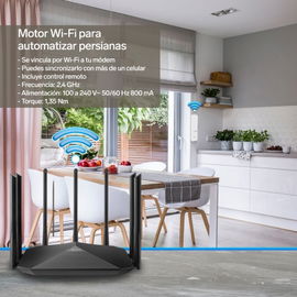 Motor Wi-Fi* para automatizar persianas Motor Wi-Fi* para automatizar persianas