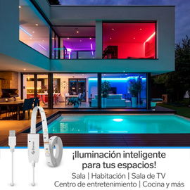 Tira LED Wi-Fi multicolor RGB de 2 m